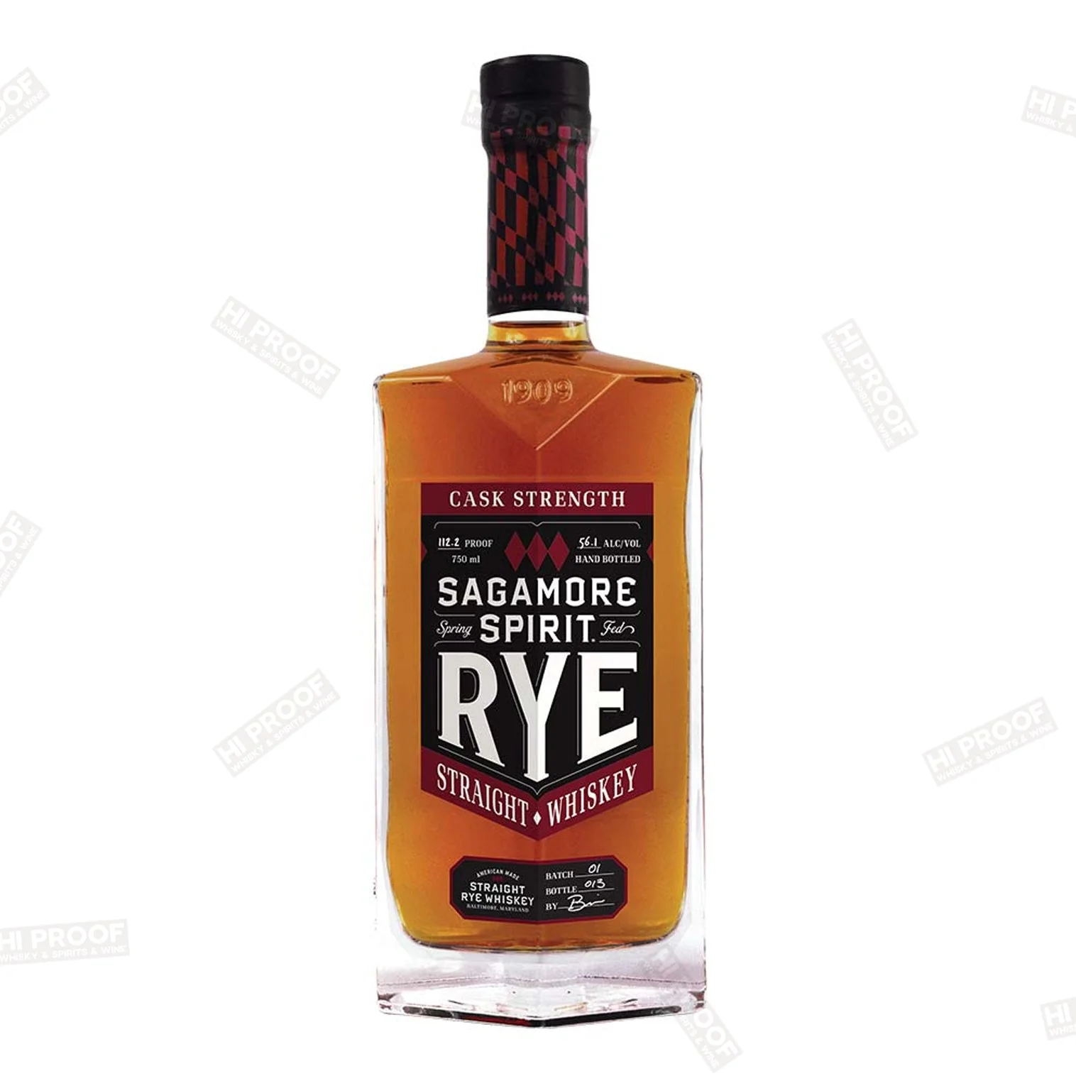 Sagamore Spirit Cask Strength Straight Rye Whiskey 112.2 Proof 750ml