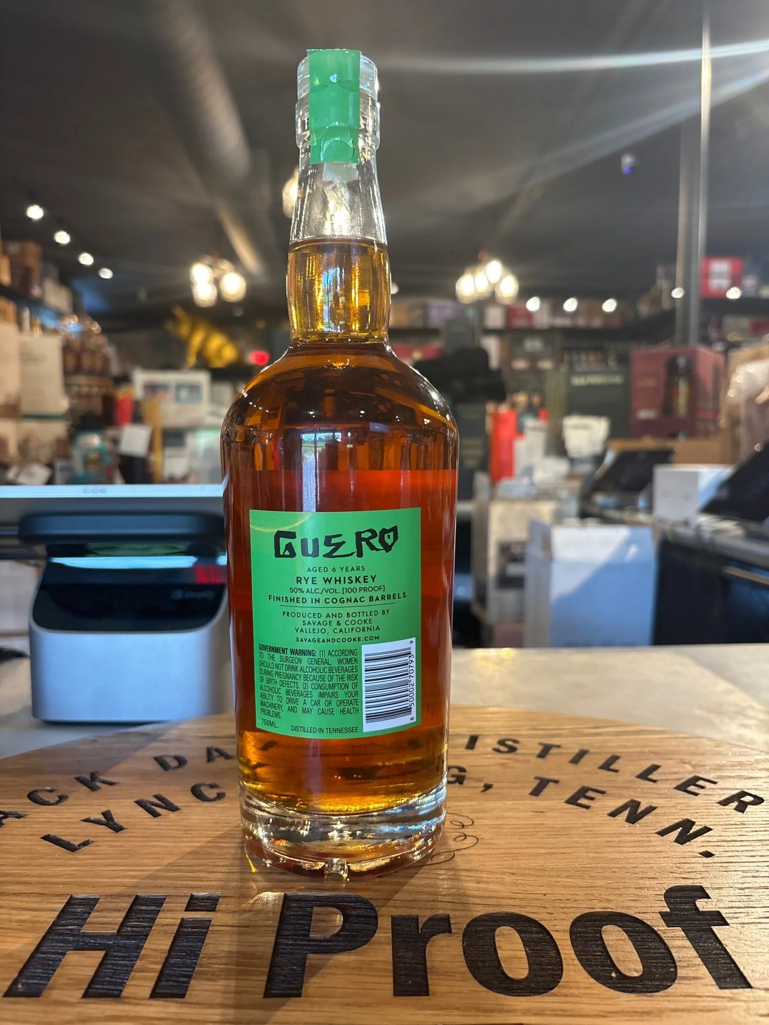 Savage & Cooke Guero 6 Year Old Rye Finished in Cognac Barrels 750ml - Image 2