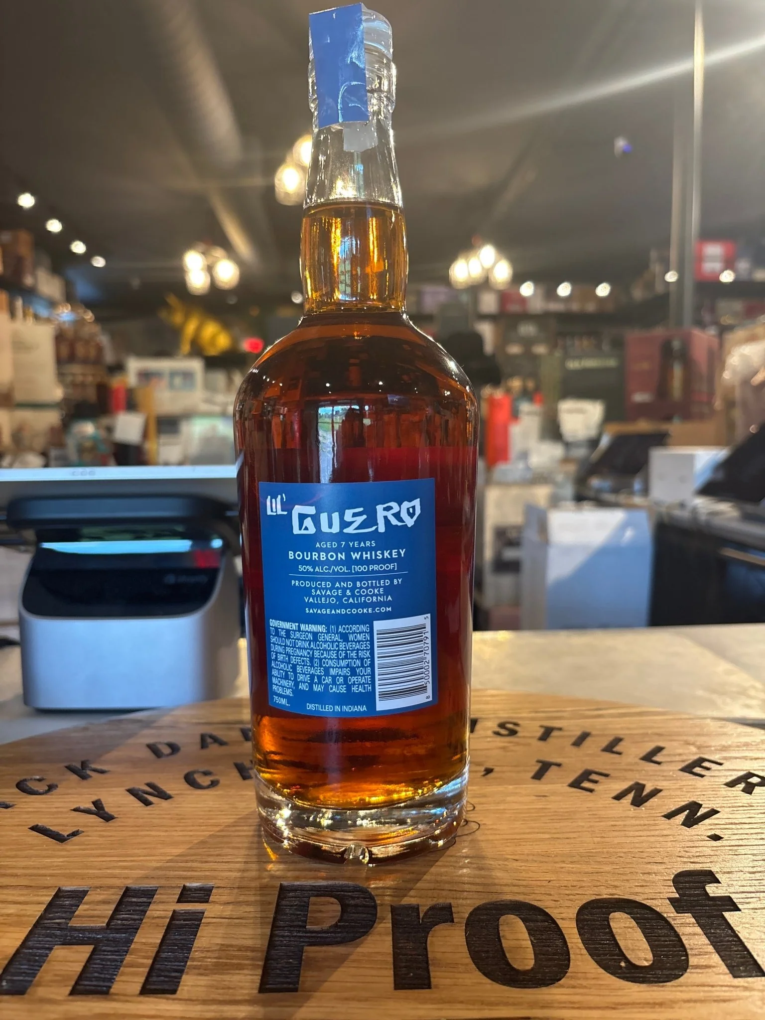 Savage & Cooke 'lil Guero' 7year Bourbon Whiskey 750ml - Image 2