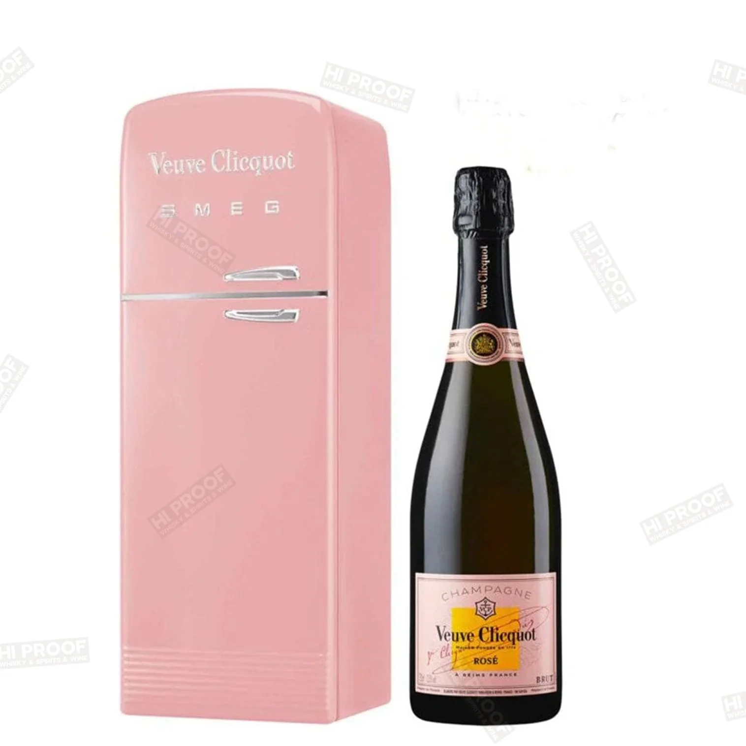Veuve Clicquot Rose Smeg Fridge Gift Box 750ml