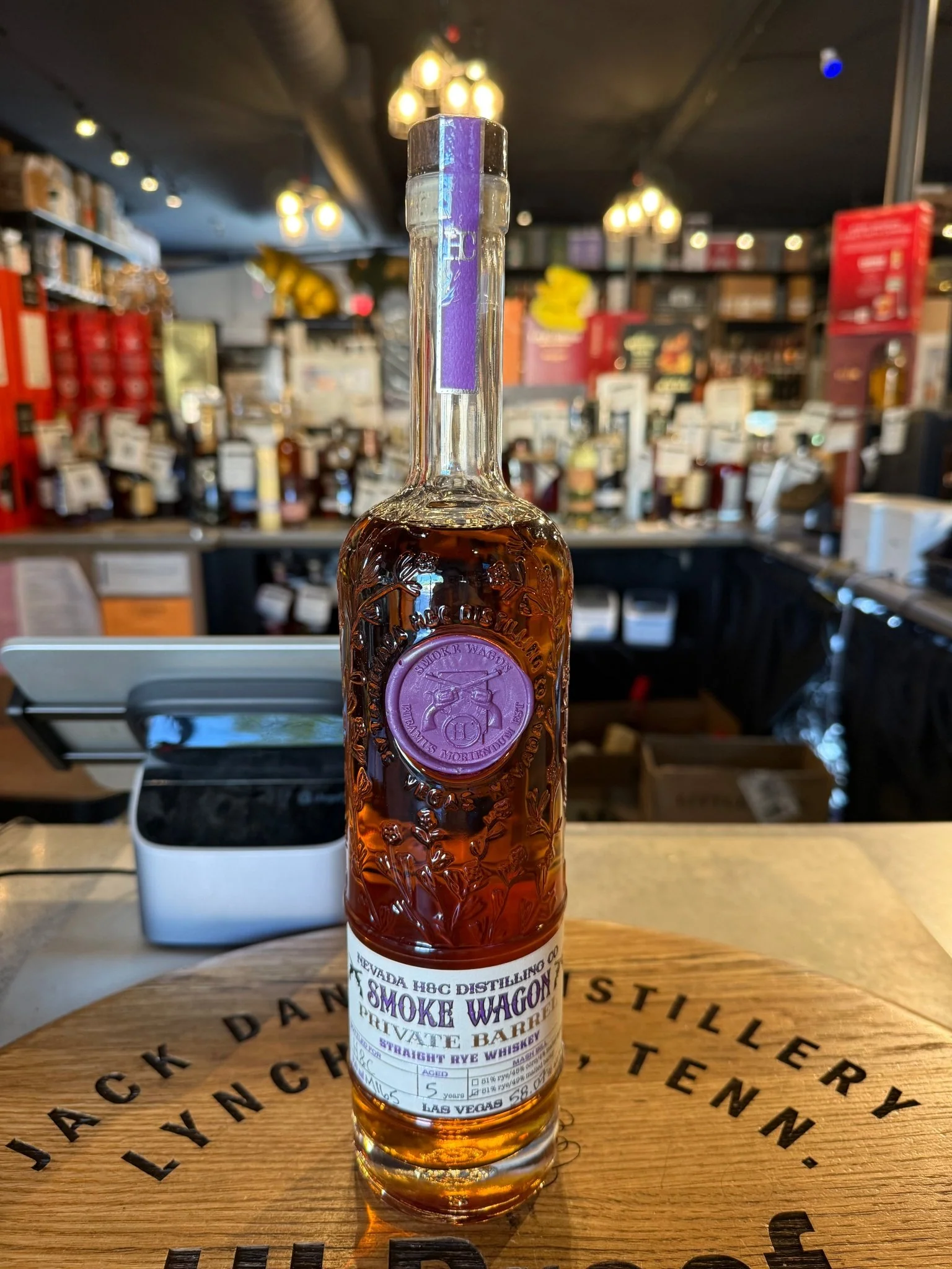 Smoke Wagon Private Barrel 5 Year Straight Rye Whiskey 58.07% Alc 750ml