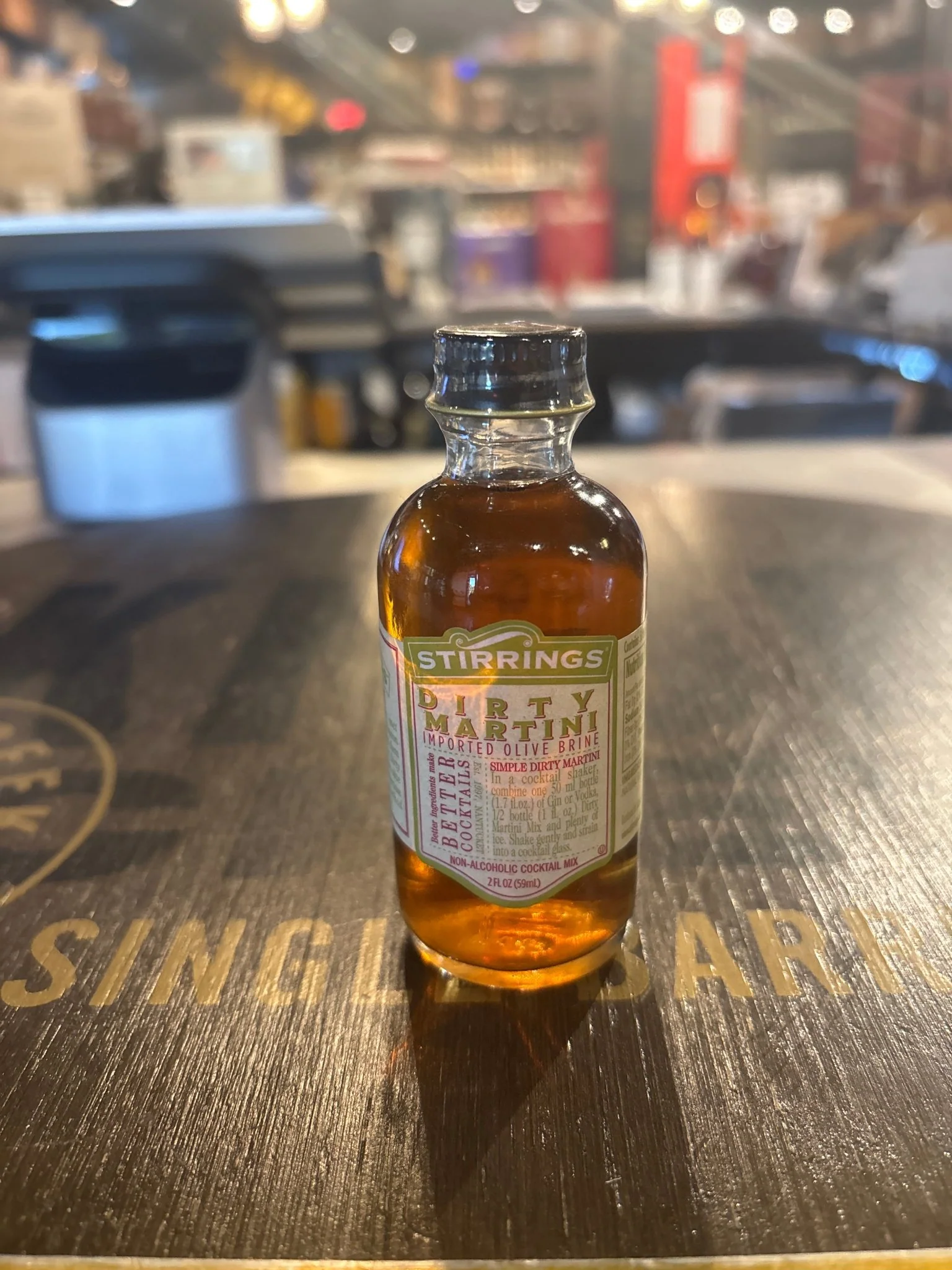 Stirrings Cocktail Mixer Dirty Martini 2oz