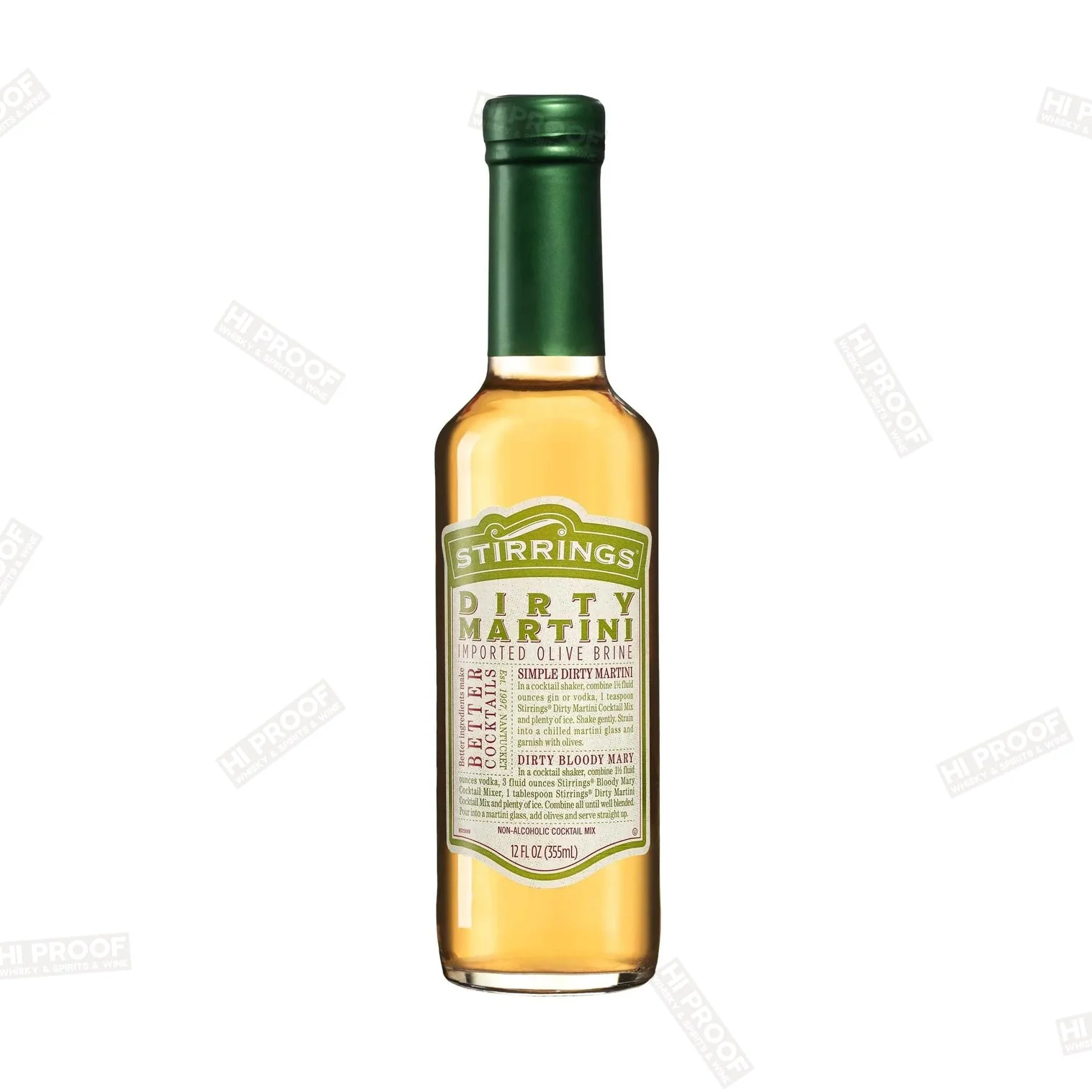 Stirrings Coocktail Mixer Dirty Martini 355ml
