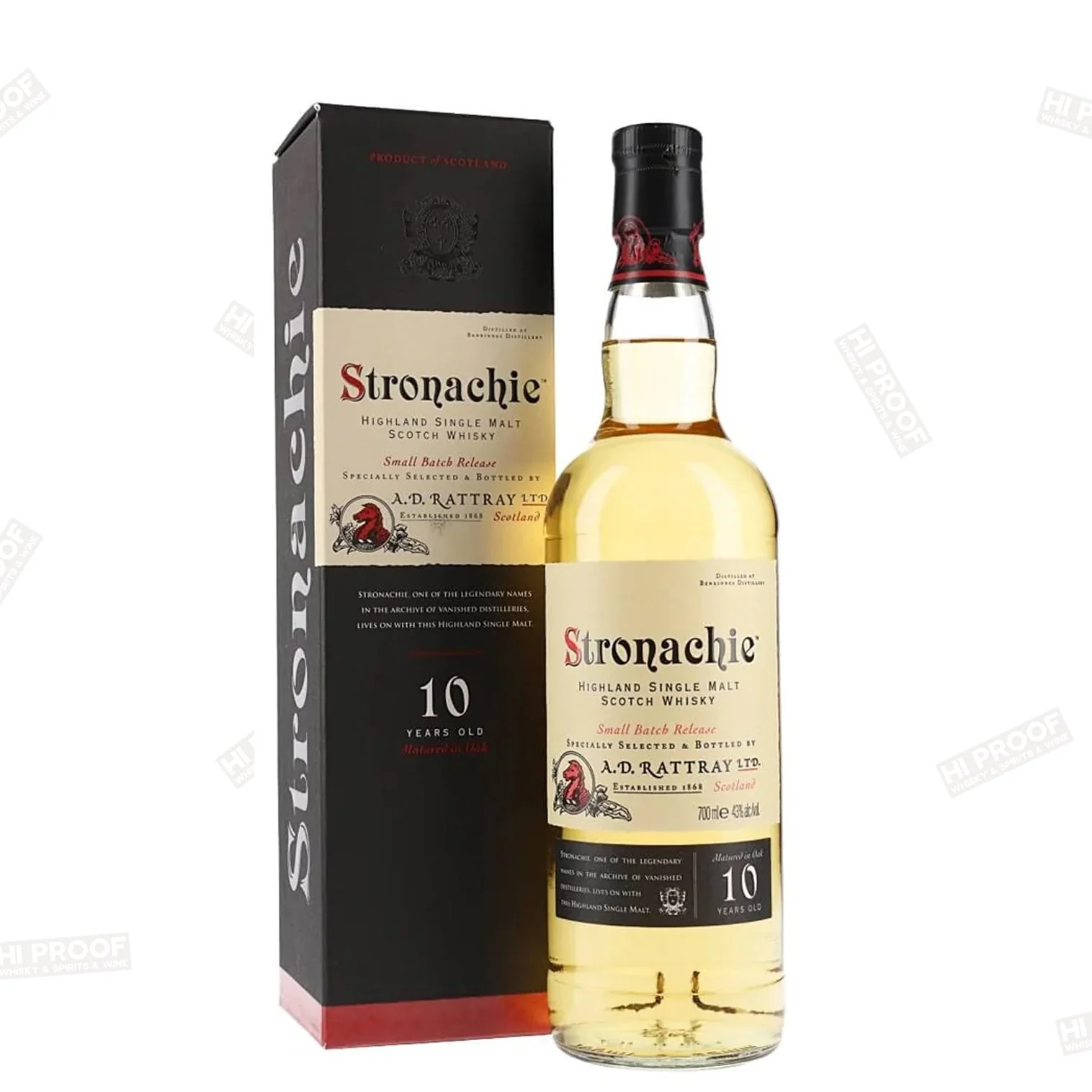 A.d Rattray Stronachie 10 Year Small Batch Single Malt
