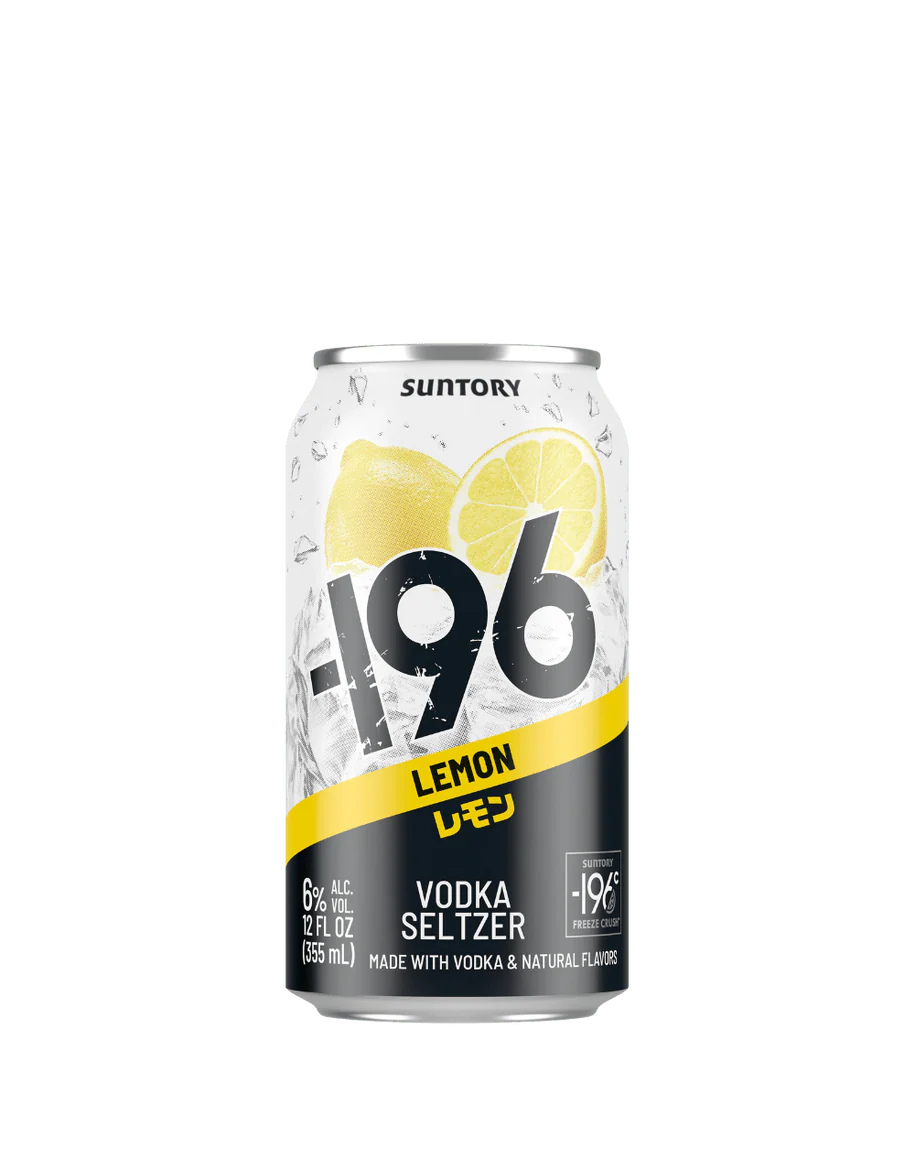 Suntory -196 Vodka Cocktail Seltzer Verity Pack (LEMON,GRAPEFRUIT,PEACH) 8/pk 355ml - Image 2
