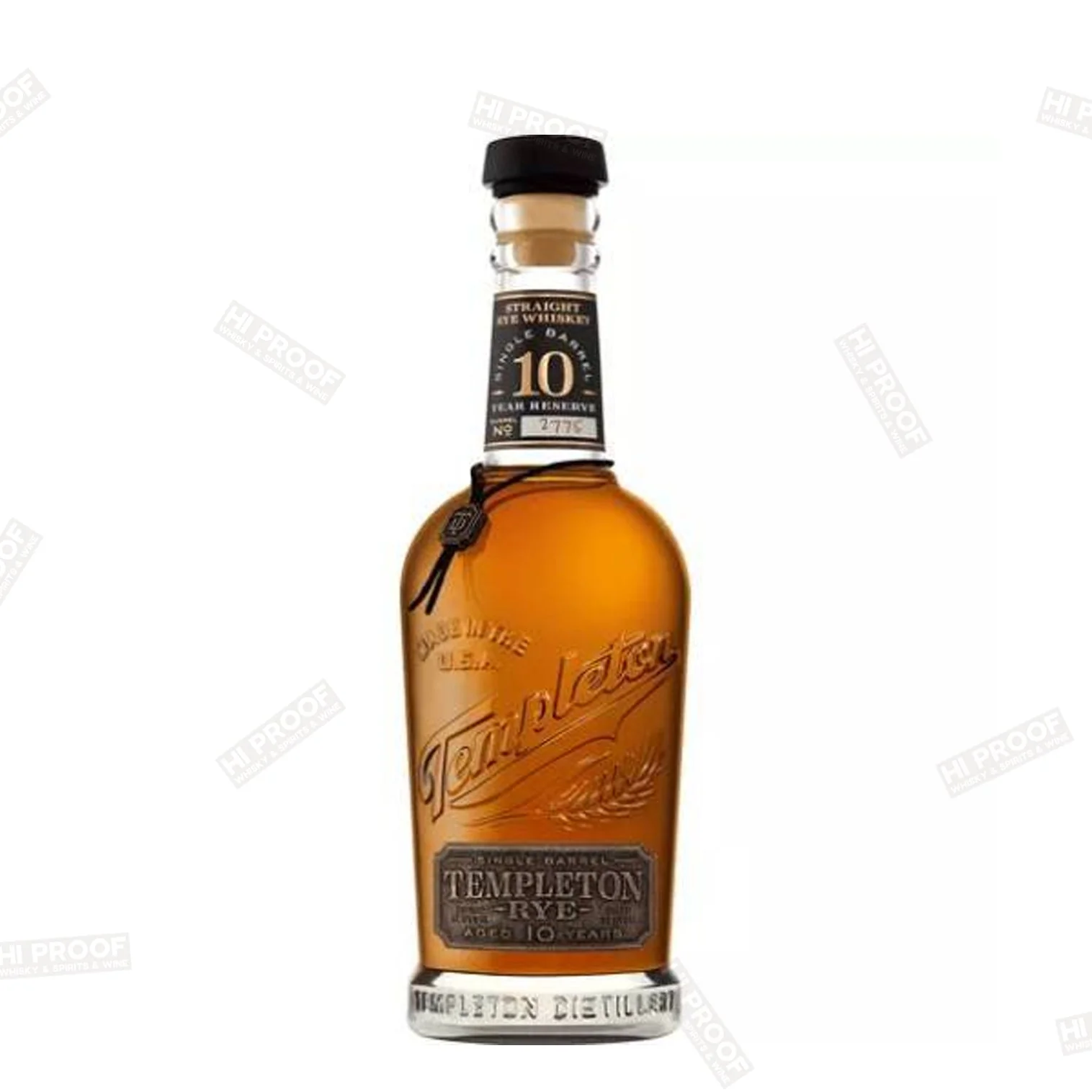 Templeton Rye Aged 10 Year Old - 750ml