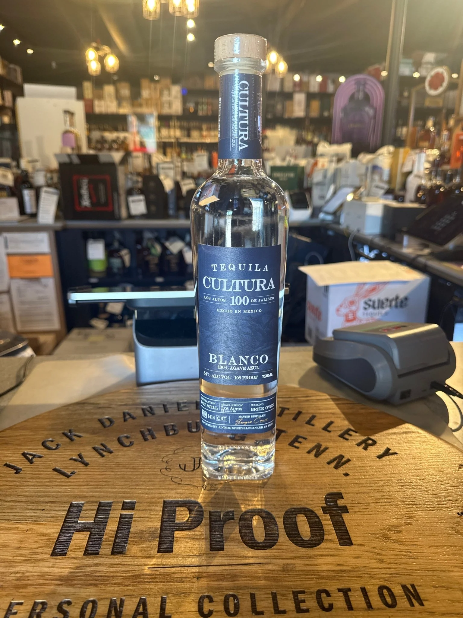 Tequila Cultura Blanco High Proof 108 Proof 750ml