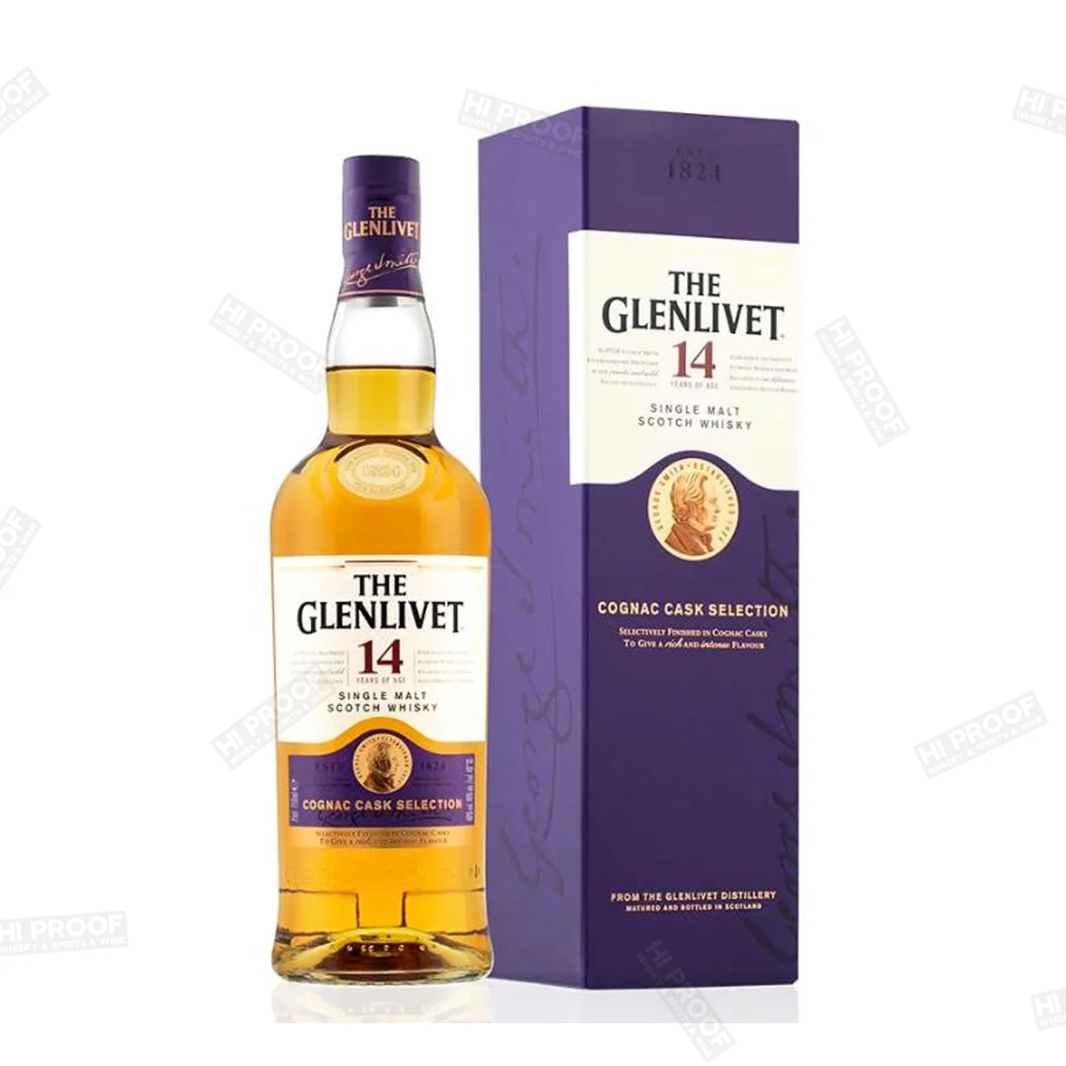 Glenlivet 14 Year Cognac Cask Single Malt Scotch 750ml