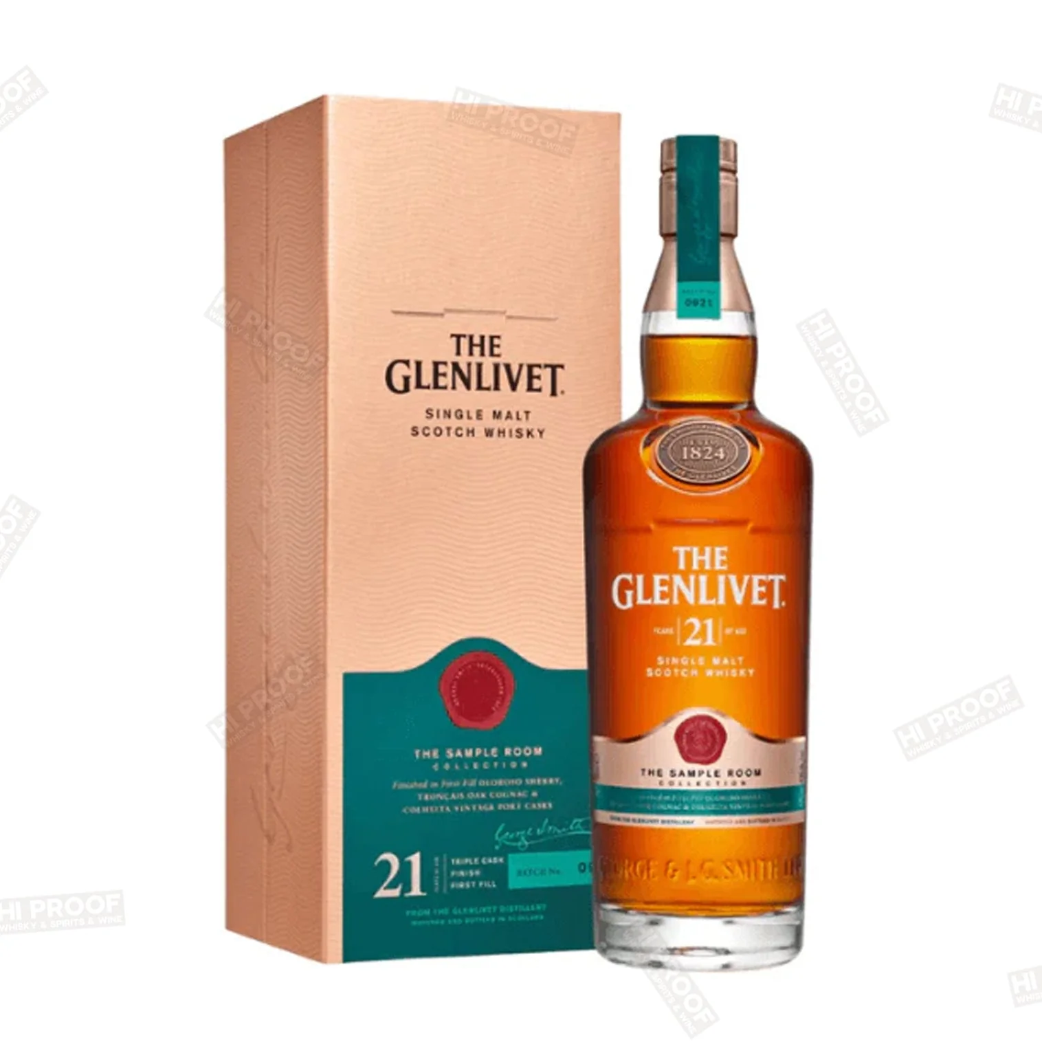 The Glenlivet 21 Year Old 'the Sample Room Collection' Single Malt Scotch Whisky