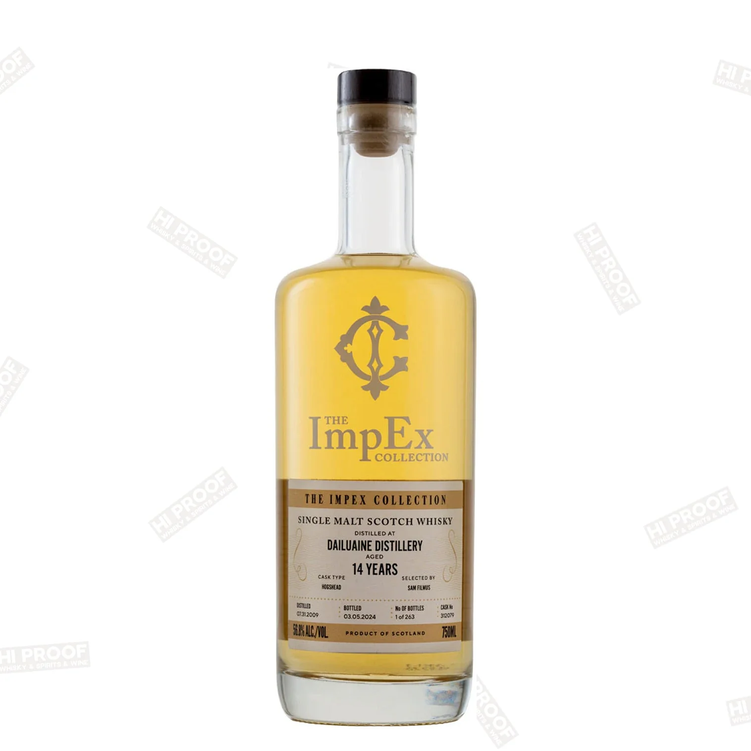 The Impex Collection Dailuaine Distillery 2009 14 Year Old Single Malt Whisky 750ml