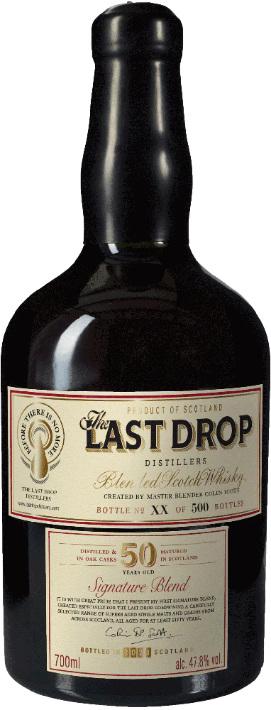 The Last Drop 50 Year Old Blended Scotch Whisky + Miniature