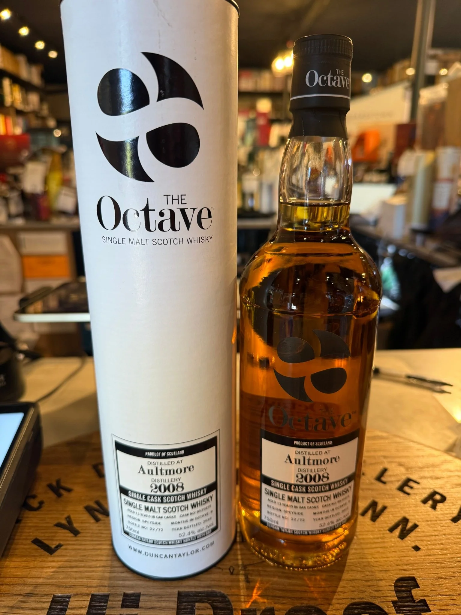 The Octave Aultmore 2008 13 Year Cask 9535629 52.4% Single Cask Scotch Whisky 750ml