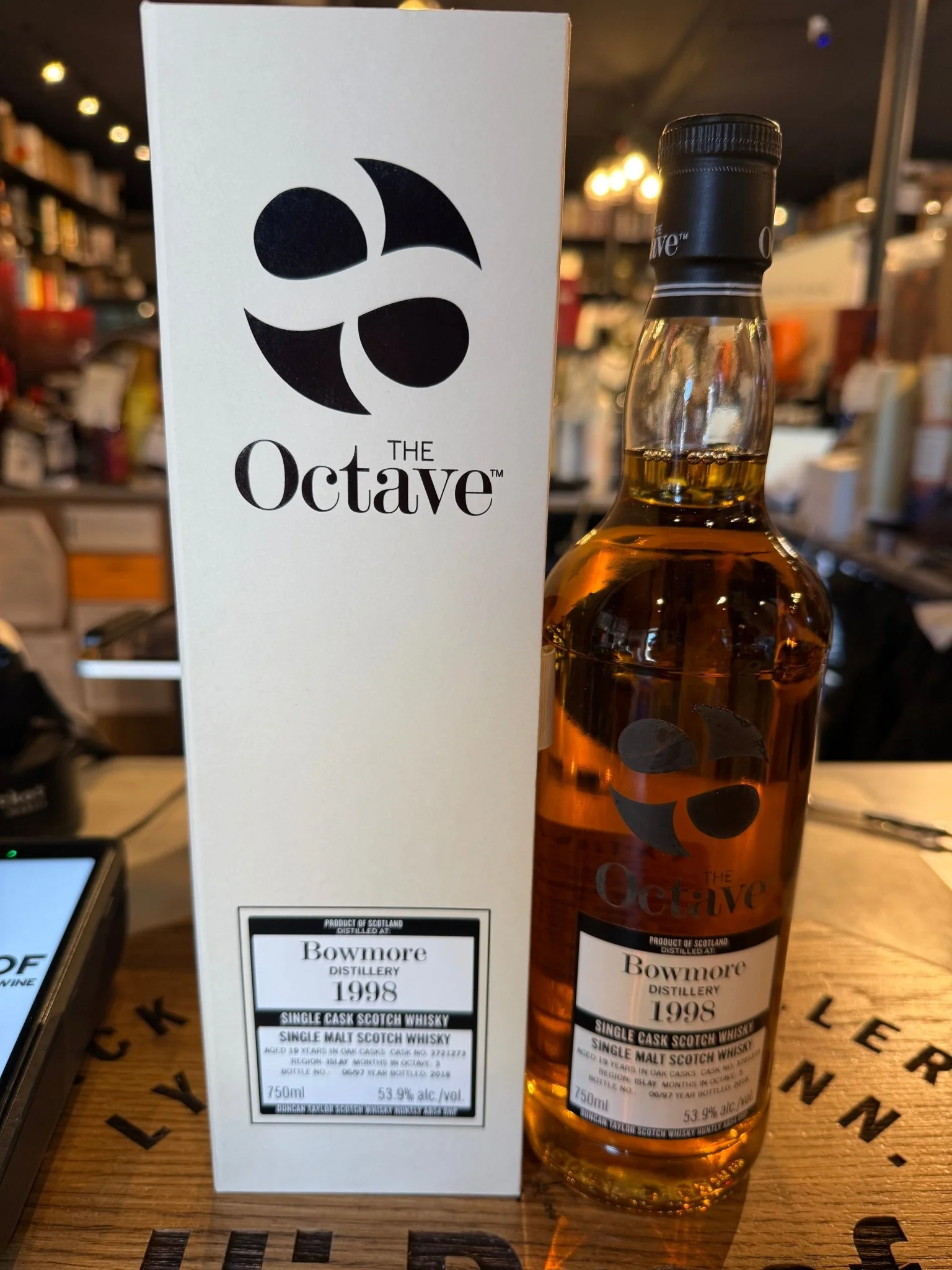 The Octave Bowmore 1998 19 Year Cask# 3721273 53.9% Single Cask Scotch Whisky 750ml