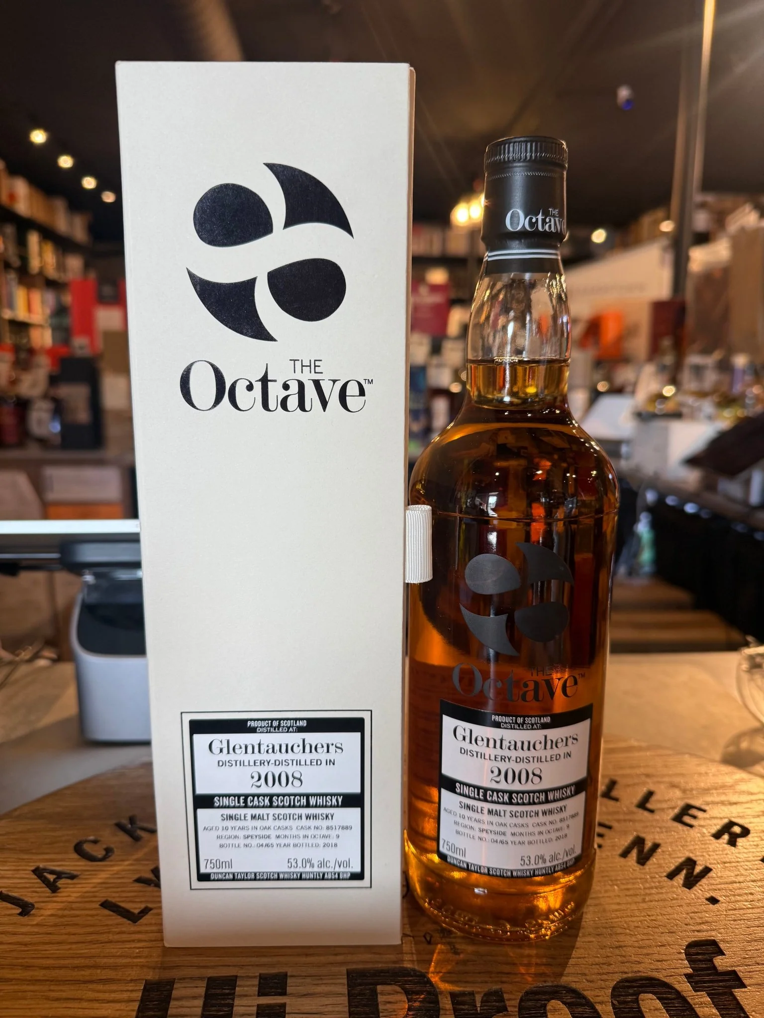 The Octave Glentauchers 2008 10 Year Cask 8517889 53% Single Cask Scotch Whisky 750ml