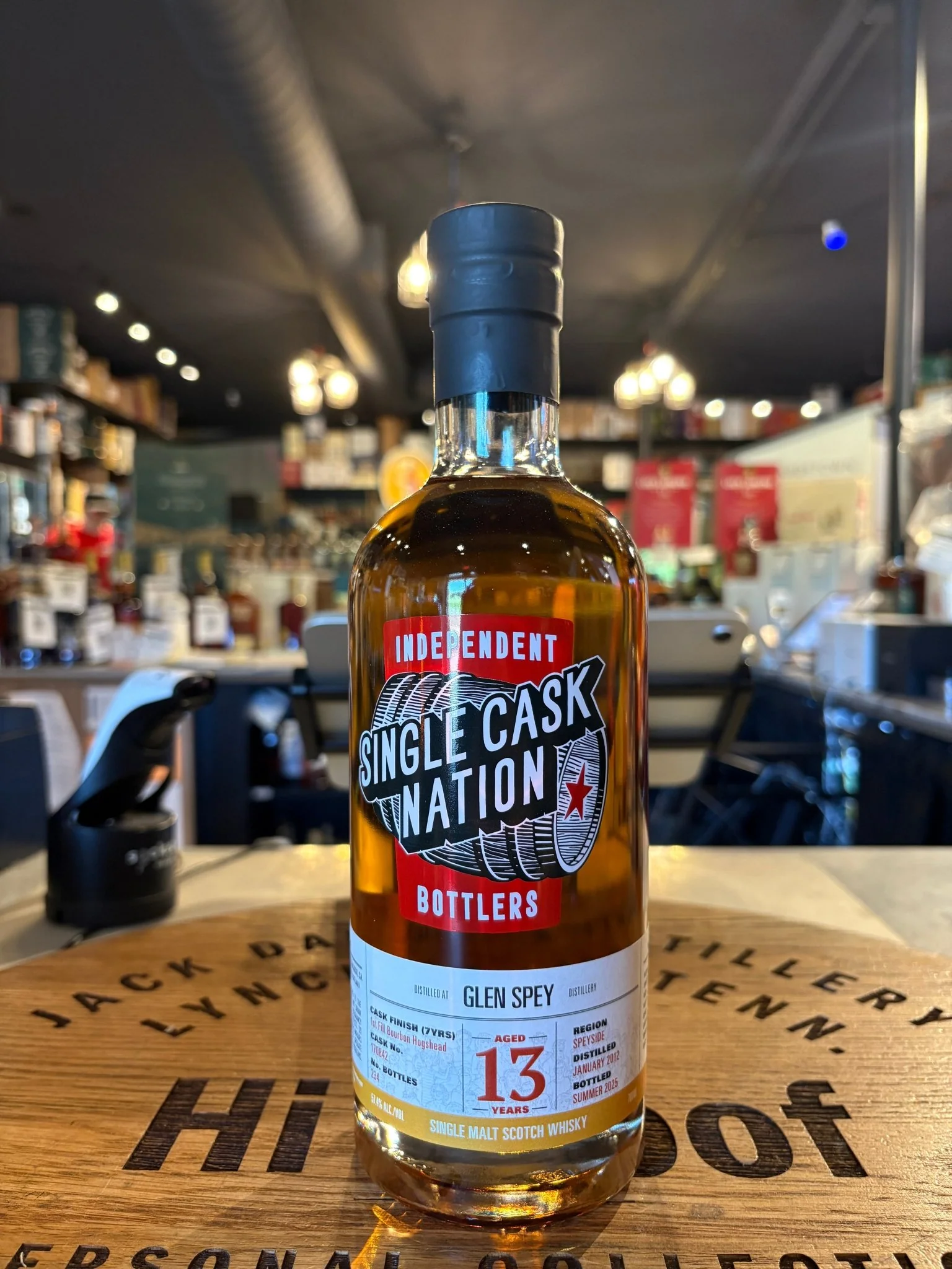 The Single Cask Nation Glen Spey 13 Year 57.4% Alc Single Malt Scotch Whisky 700ml
