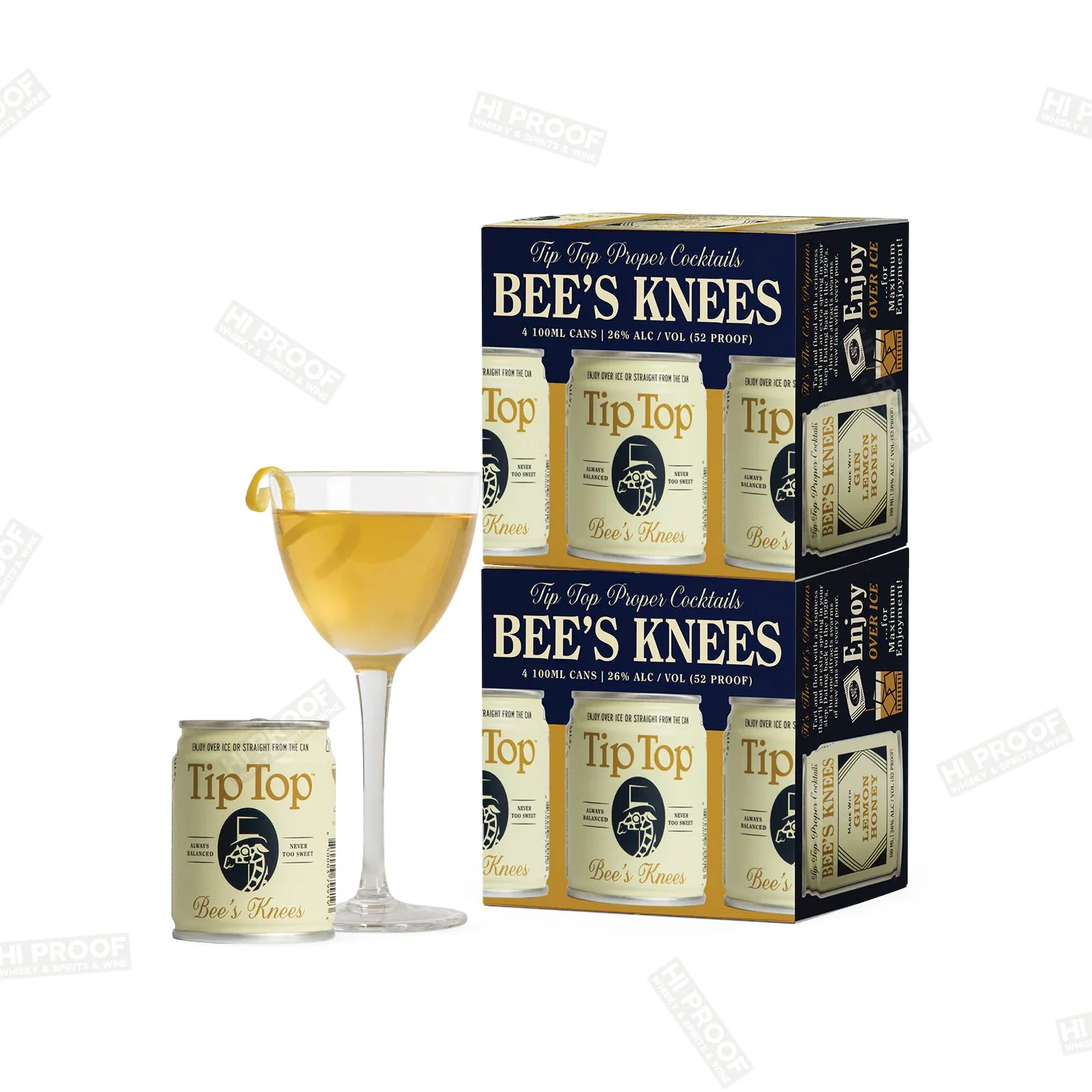 Tip Top Bee’s Knees 100ml X 4can