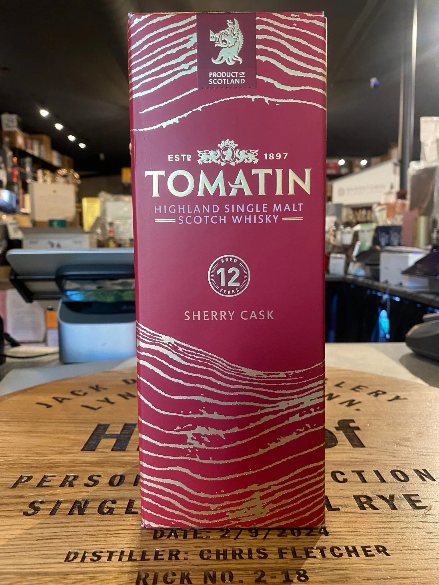 Tomatin 12 Year Single Malt Sherry Cask 80 Proof 700ml