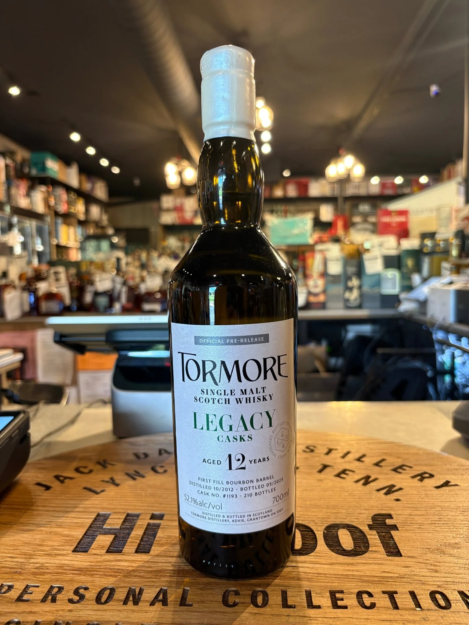 Tormore Legacy 2012 12 Year Ex-bourbon Cask 1193 52.1 %alc 700ml