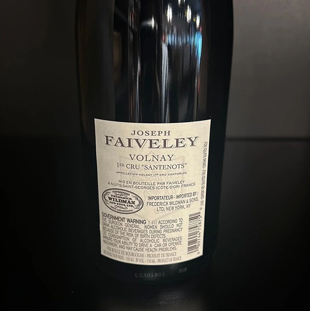2018 Joseph Faiveley Volnay 1er Cru Santenots - Image 2