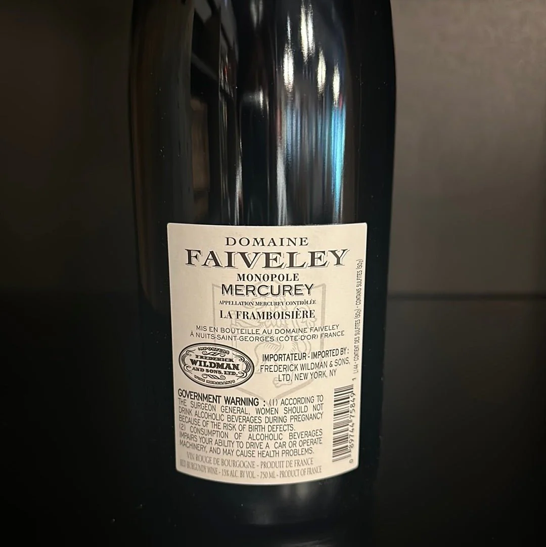 2019 Domaine Faiveley Mercurey LA Framboise - Image 2