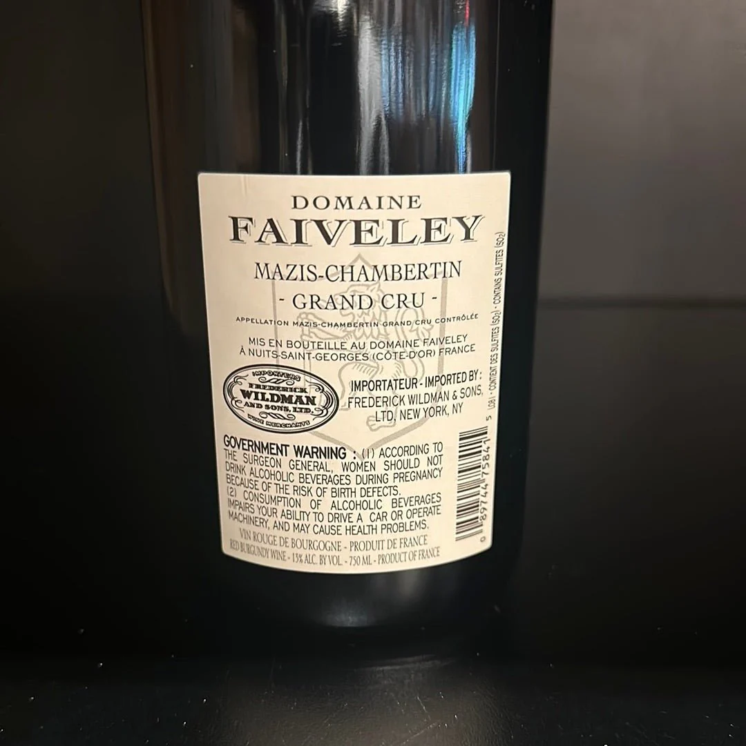 2020 Domaine Faiveley Mazis-chambertin Grand Cru - 750ml - Image 2