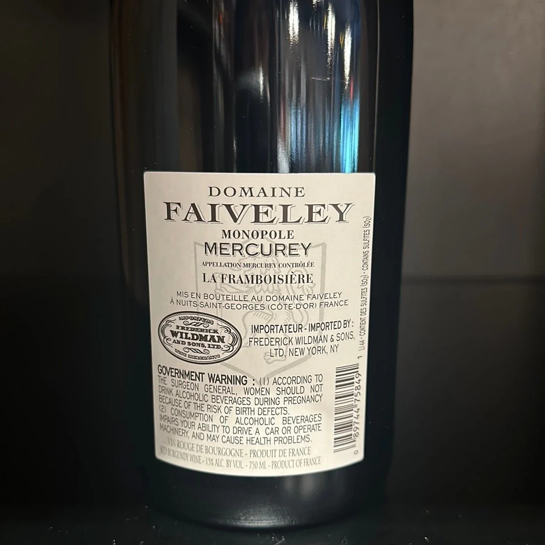 2020 Domaine Faiveley Mercurey LA Framboisiere Monopole - Image 2