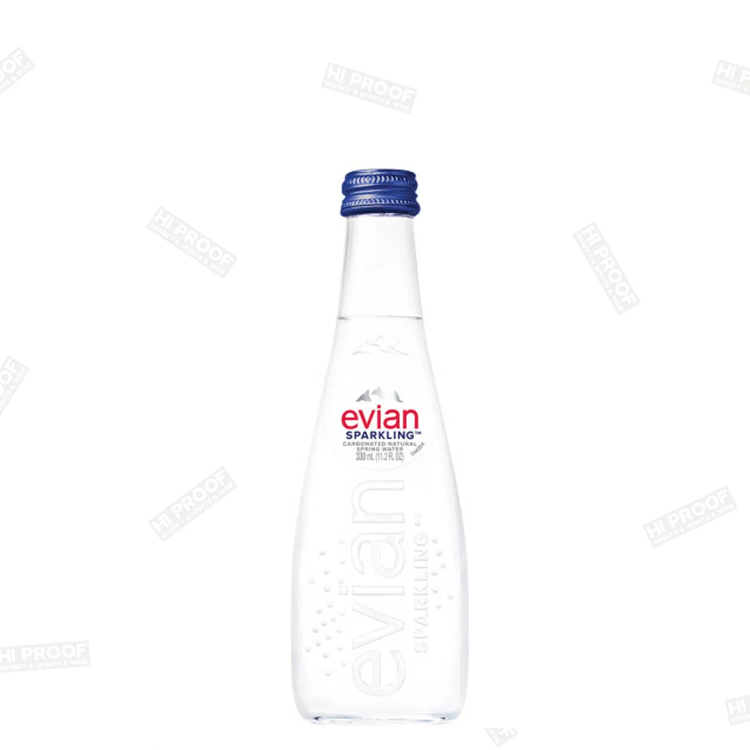 Evian Sparkling Spring Water Glass 330ml