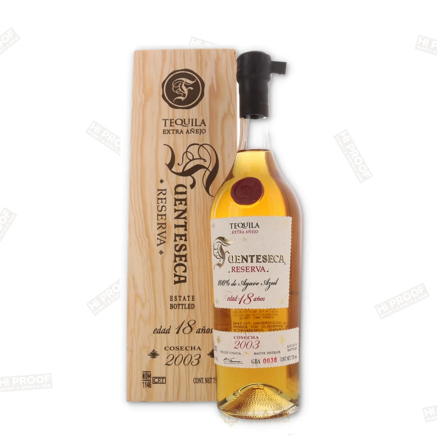 2003 Fuenteseca Reserva Extra Anejo 18year 750ml