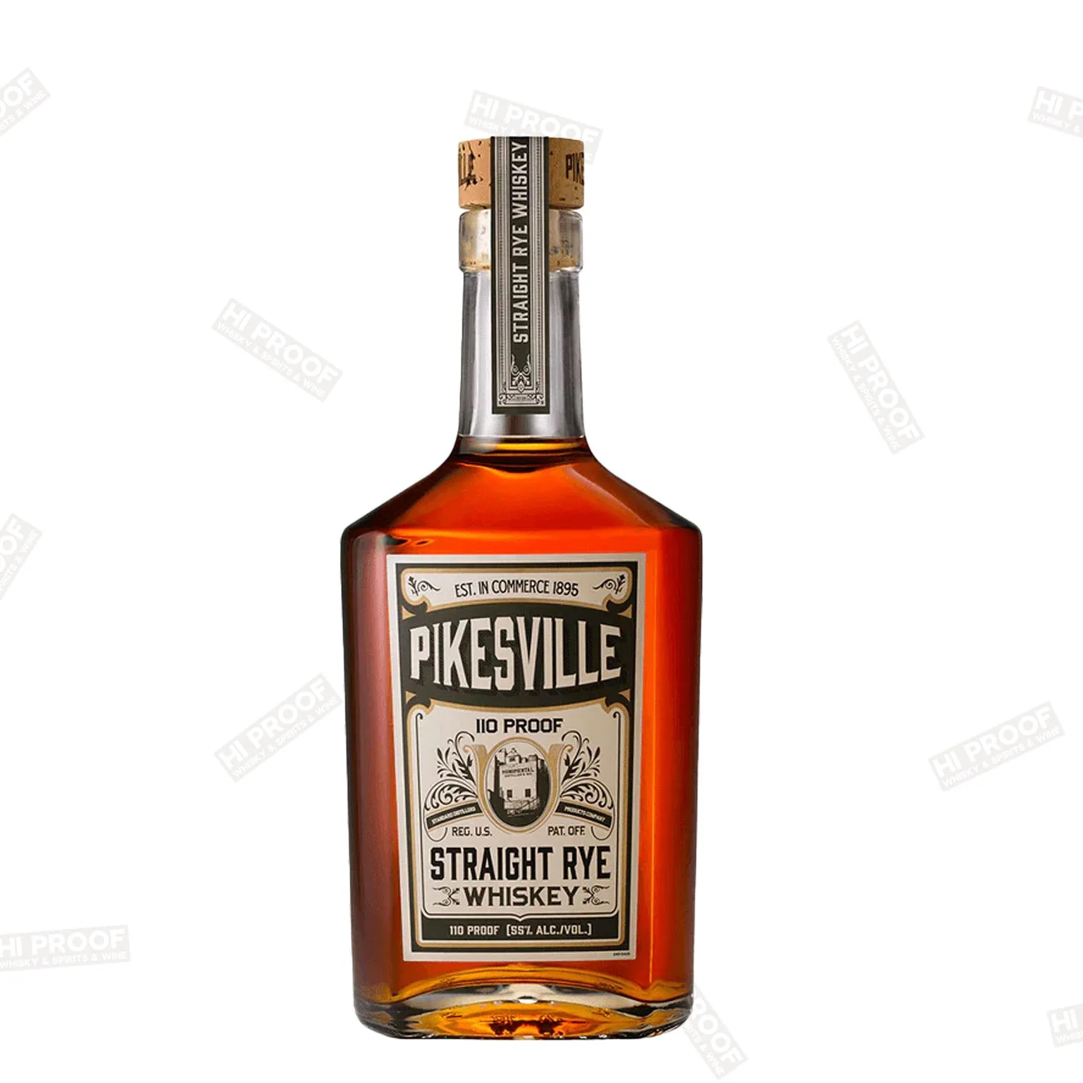 Pikesville 110 Proof Straight Rye Whiskey 750ml