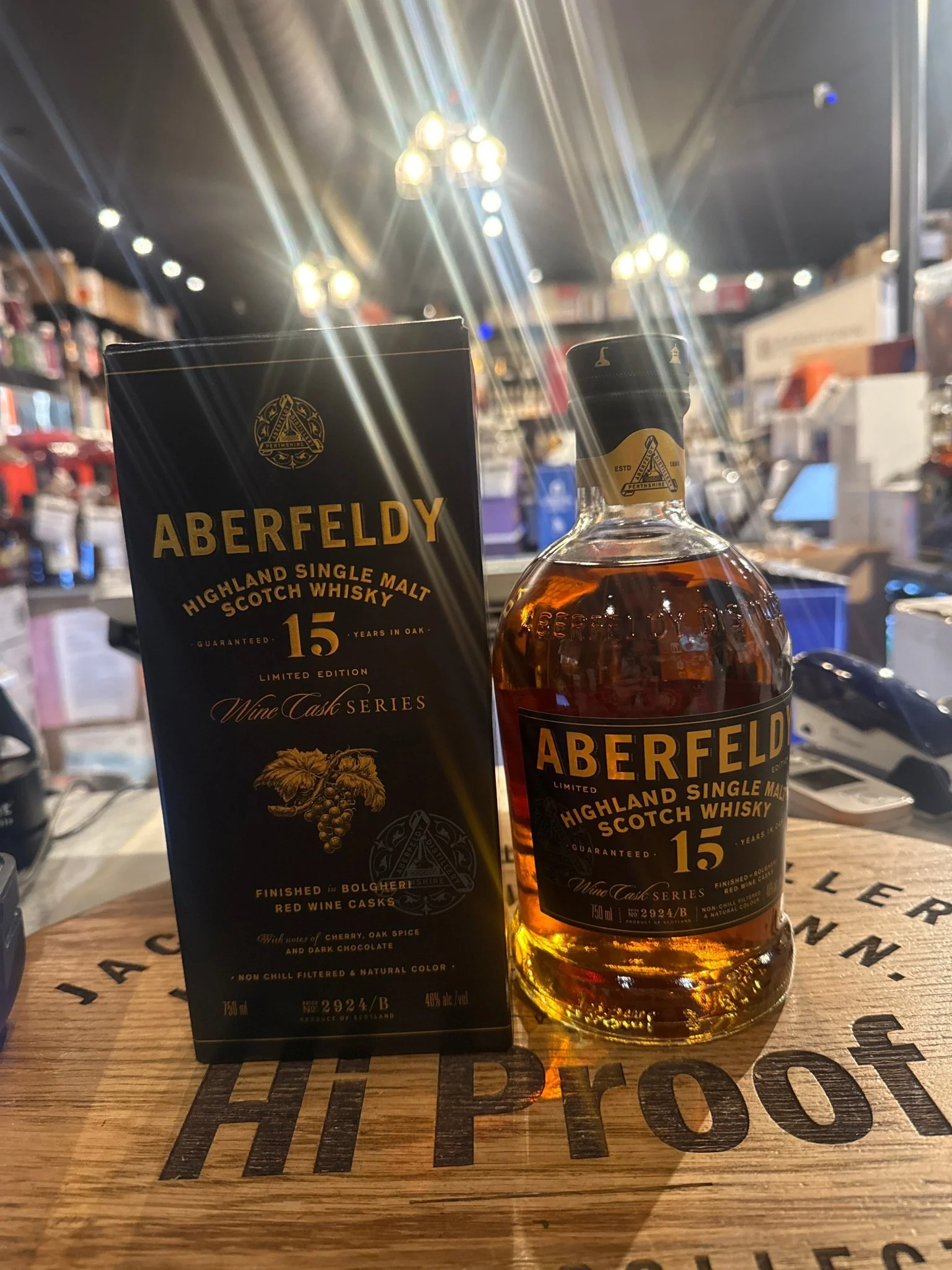 Aberfeldy 15 Year Bolgheri Red Wine Cask 92 Proof 750ml