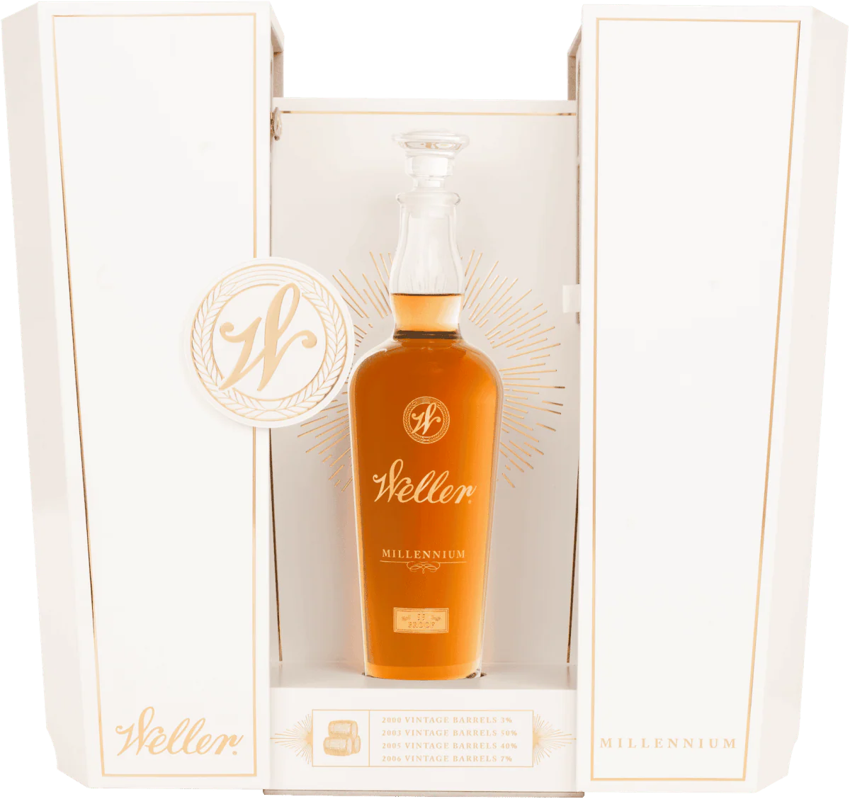 W.l. Weller Millennium Bourbon Whiskey