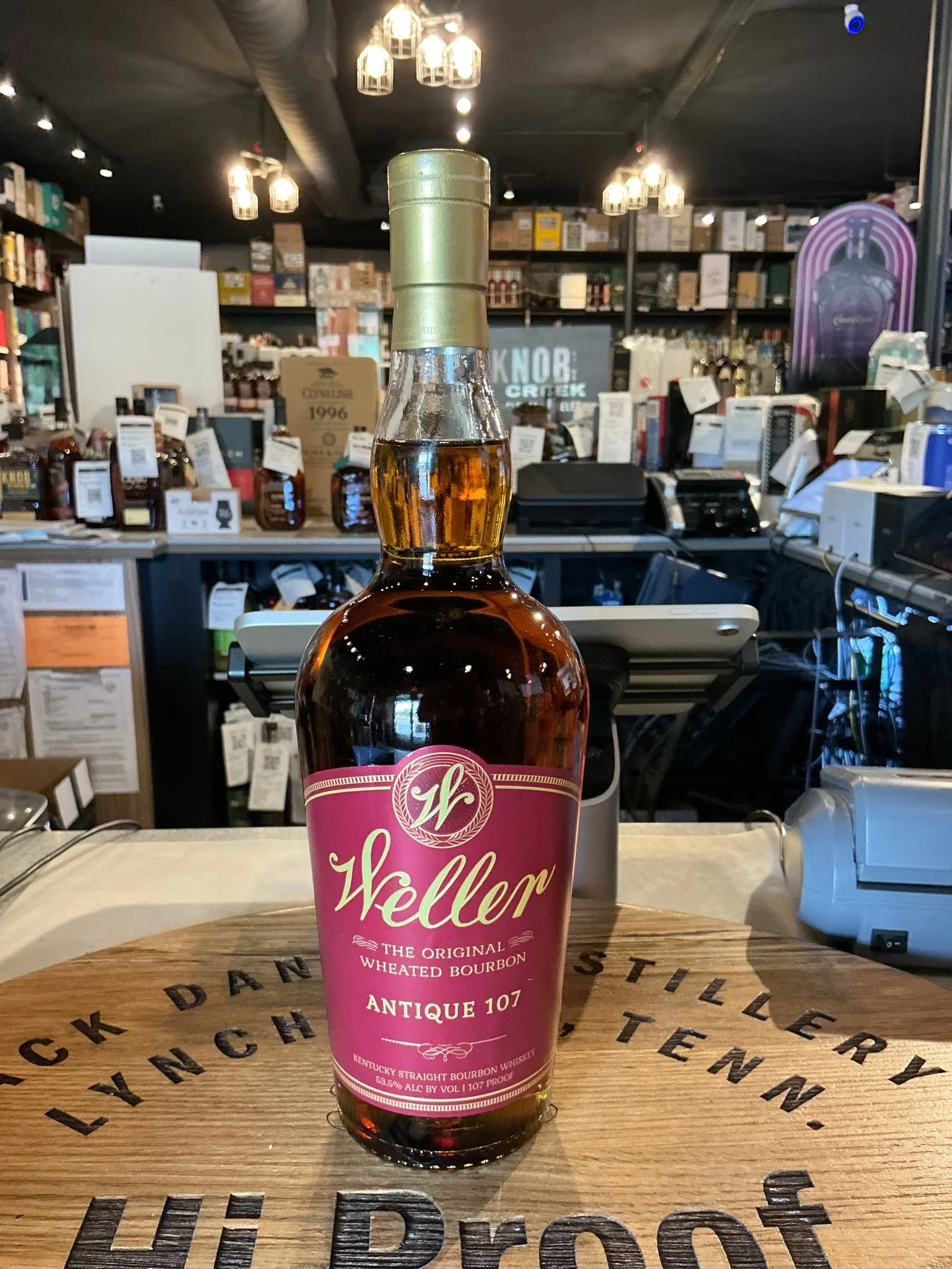 Weller Antique 107 Wheated Bourbon Whiskey 750ml (SPEND $80 Sazerac, Get it for $59.99)