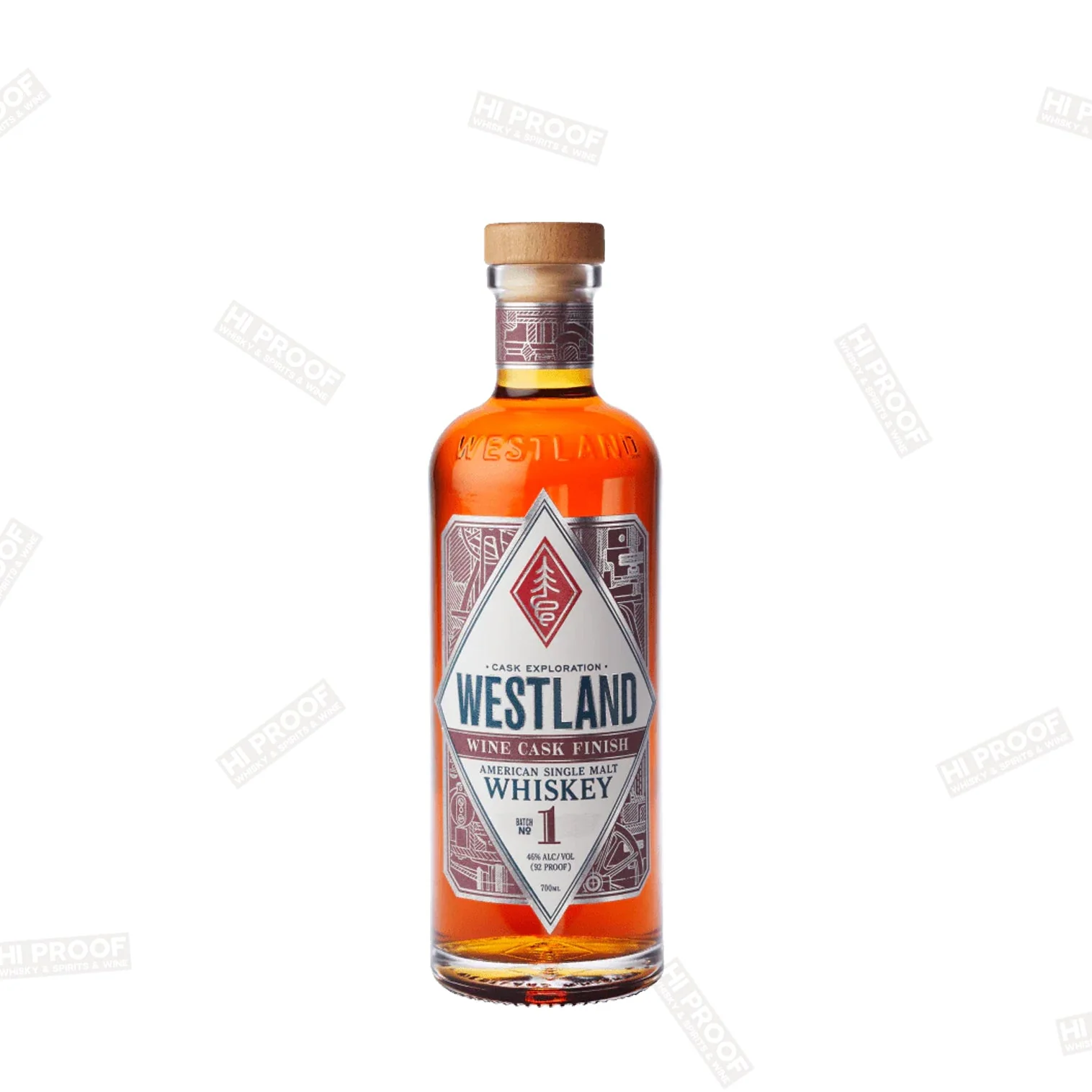 Westland 'wine Cask Finish' American Single Malt Whiskey 700ml