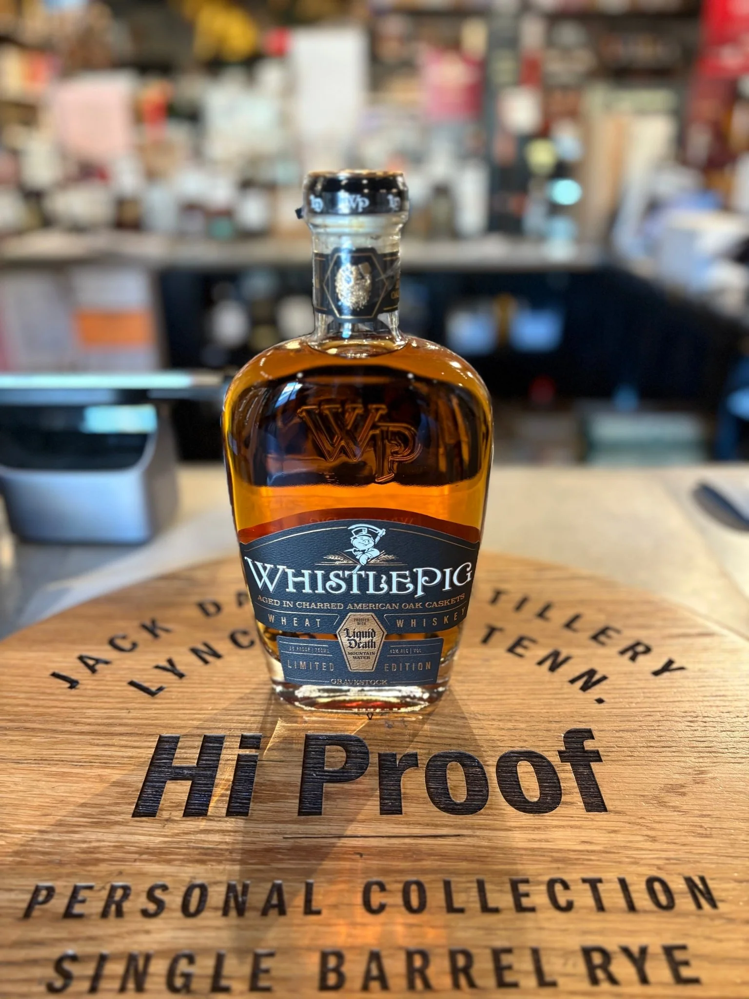 Whistlepig X Liquid Death 'gravestock' Wheat Whiskey Limited Edition 750ml