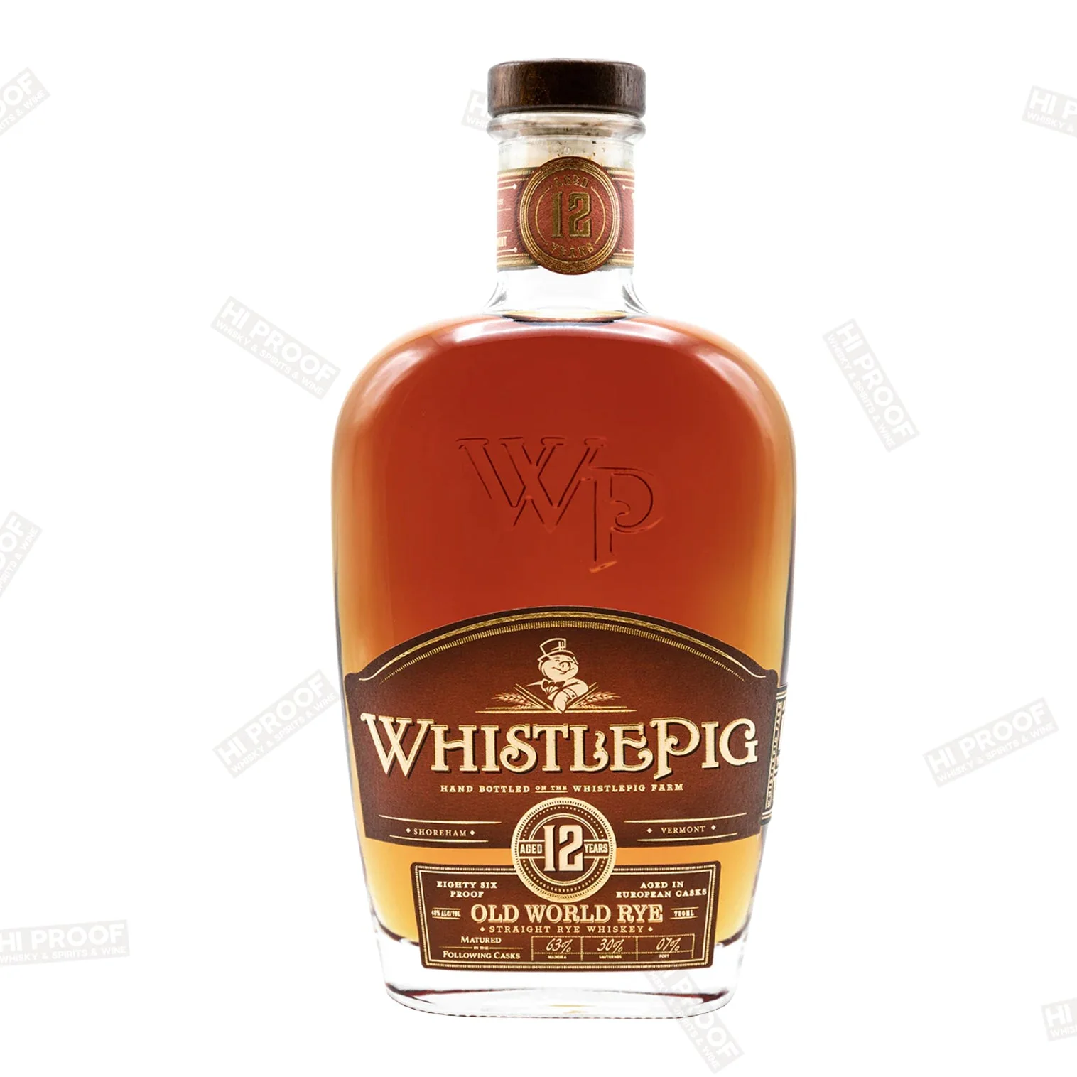 Whistlepig Old World Series Cask Finish 12 Year Old Straight Rye Whiskey