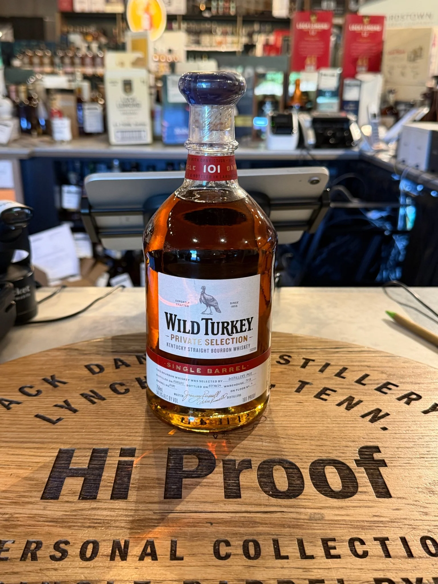 Wild Turkey Private Selection Single Barrel #0285 101 Proof 750ml Ty-b 9y