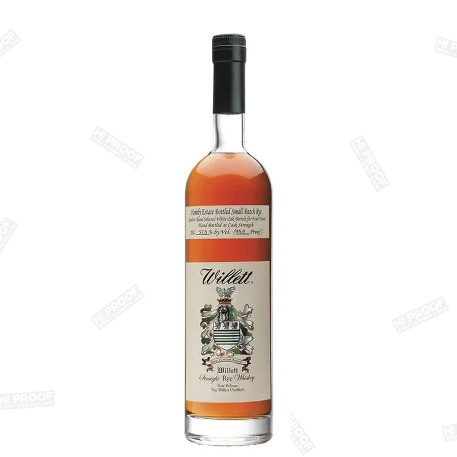 Willett Straight Rye 4 Year Cask Strength Whiskey 750ml