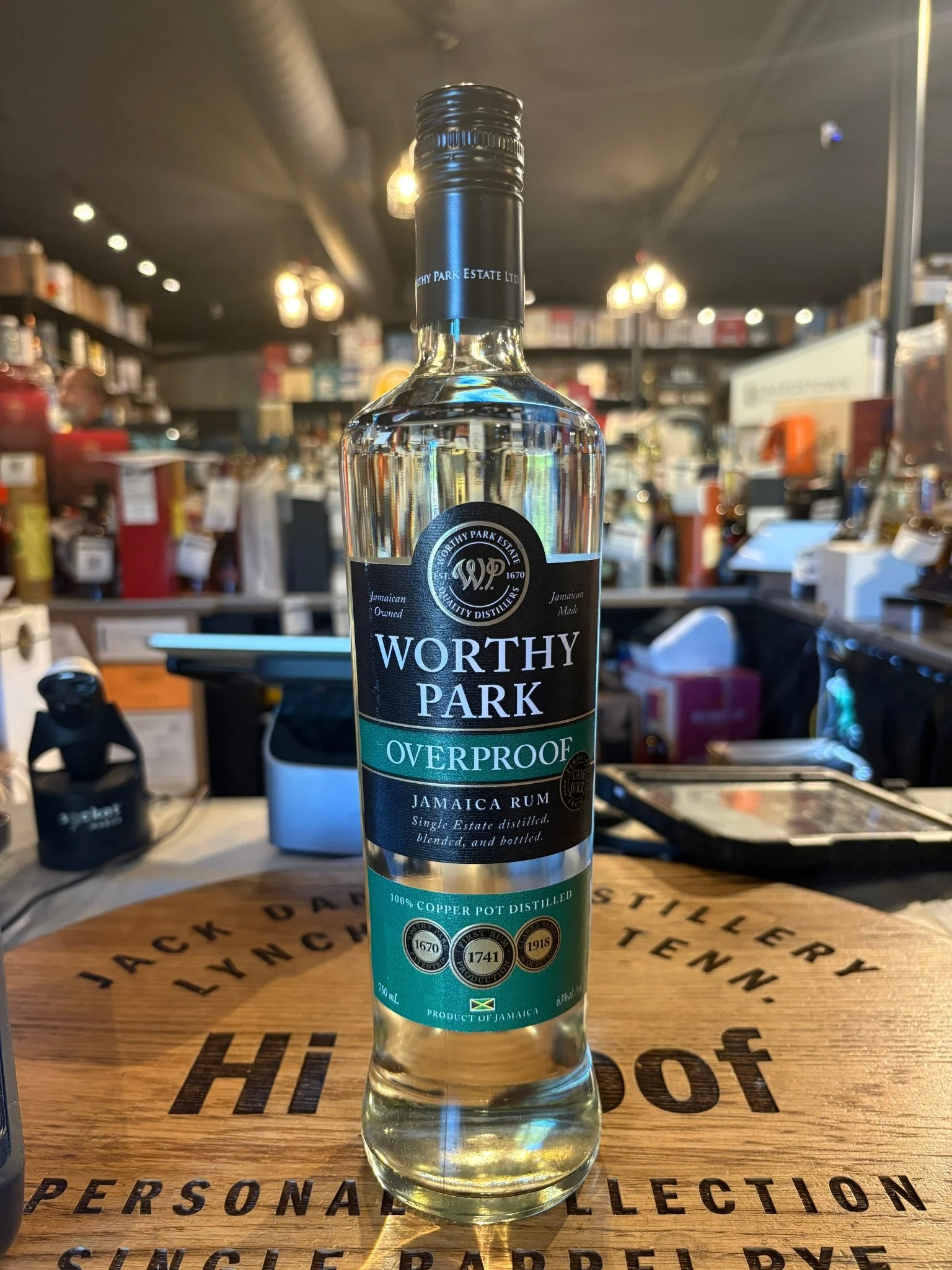 Worthy Park Overproof Rum 750ml