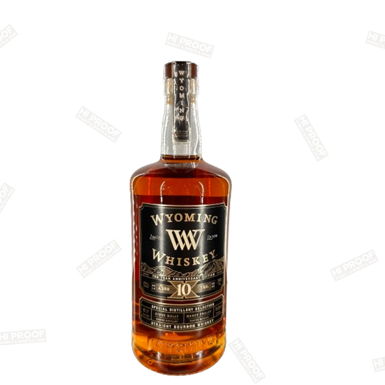 Wyoming Whiskey 10 Year Anniversary Edition Straight Bourbon, Wyoming