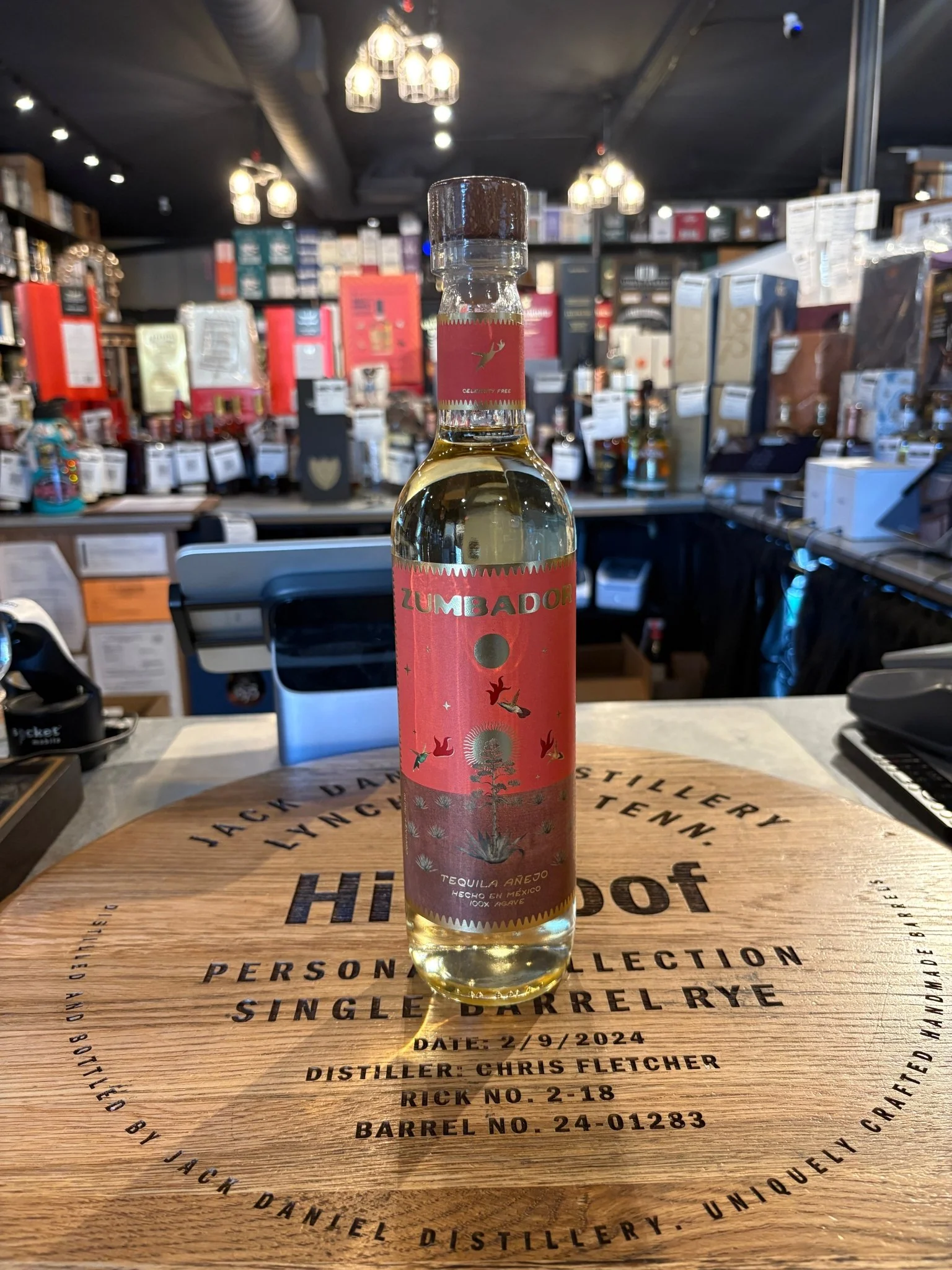 Zumbador Tequila Anejo 750ml